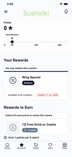 Sushioki Rewards screenshot 2