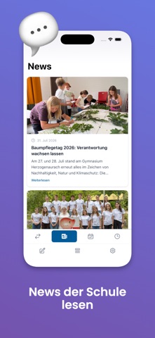 Gymnasium Herzogenaurach app screenshot 3