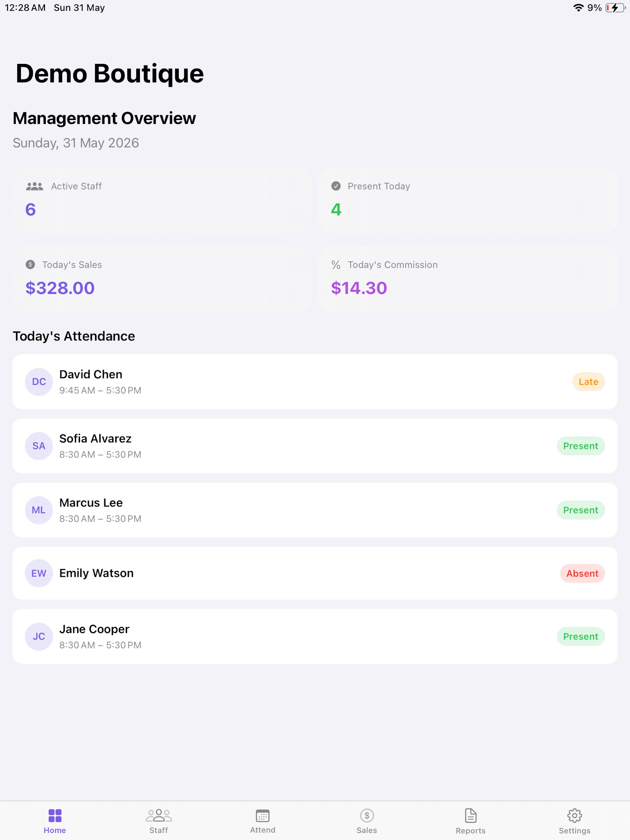 StaffSheet screenshot 6