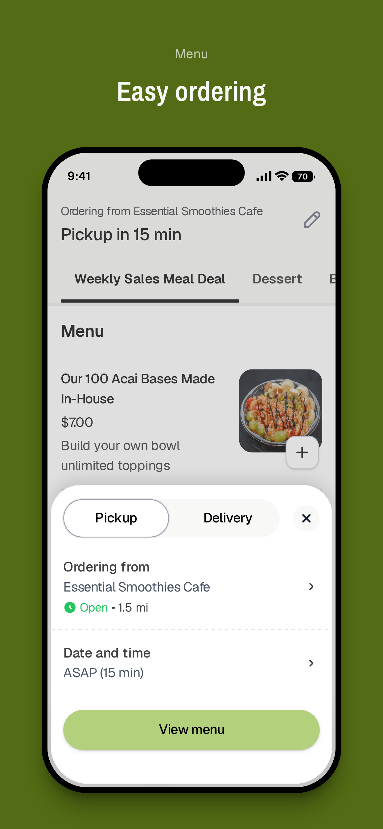 Essential Smoothies Cafe screenshot 3