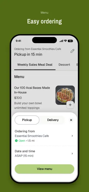 Essential Smoothies Cafe screenshot 3