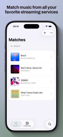 SongMatcher app screenshot