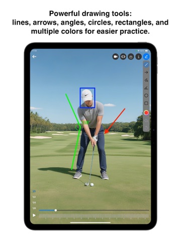 DualSwing: Golf Swing Analyzer iPad screenshot