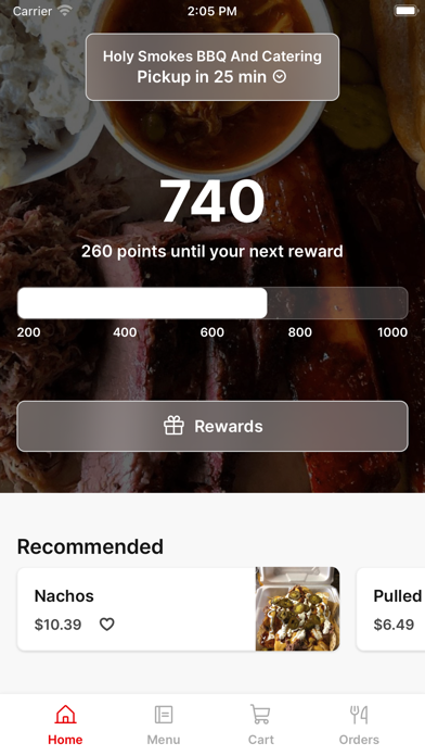 Holy Smokes To Go iPhone screenshot 1 - Food & Drink app