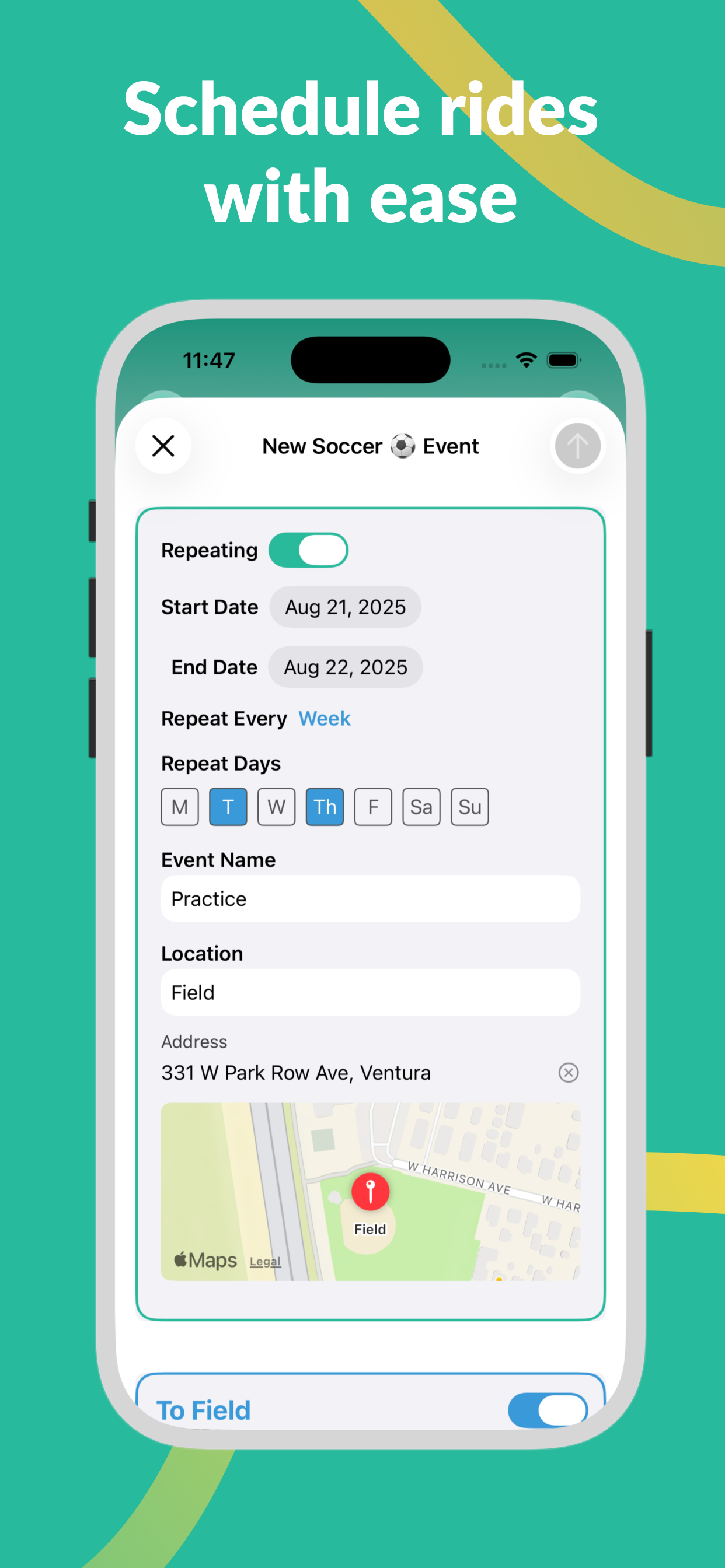 Carpool Kids: Family Calendar