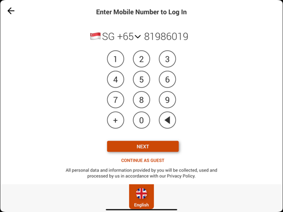 App screenshot
