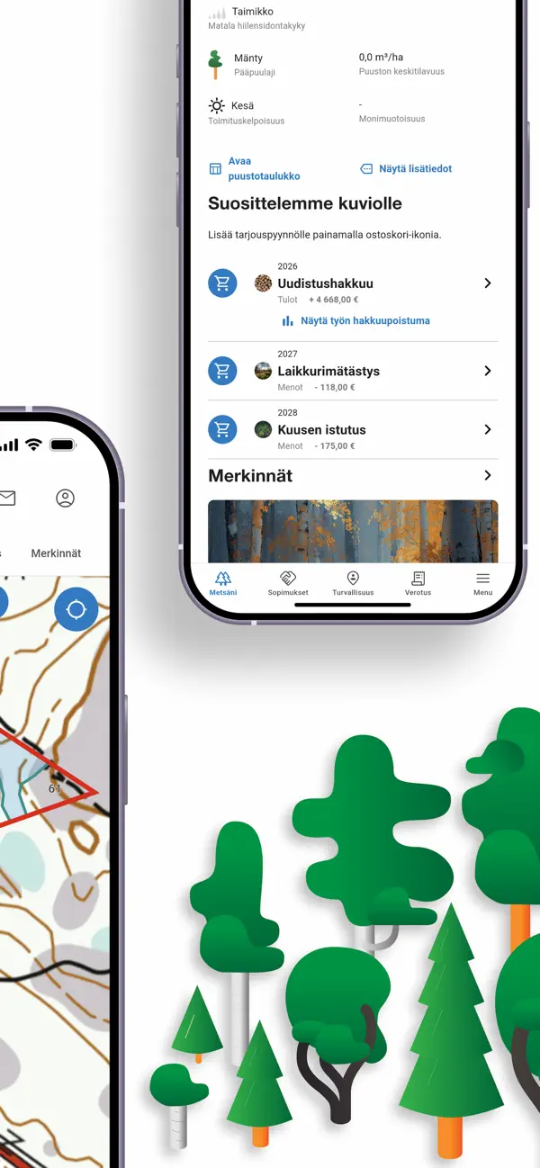 Screenshot #2 pour eMetsä Mobiili
