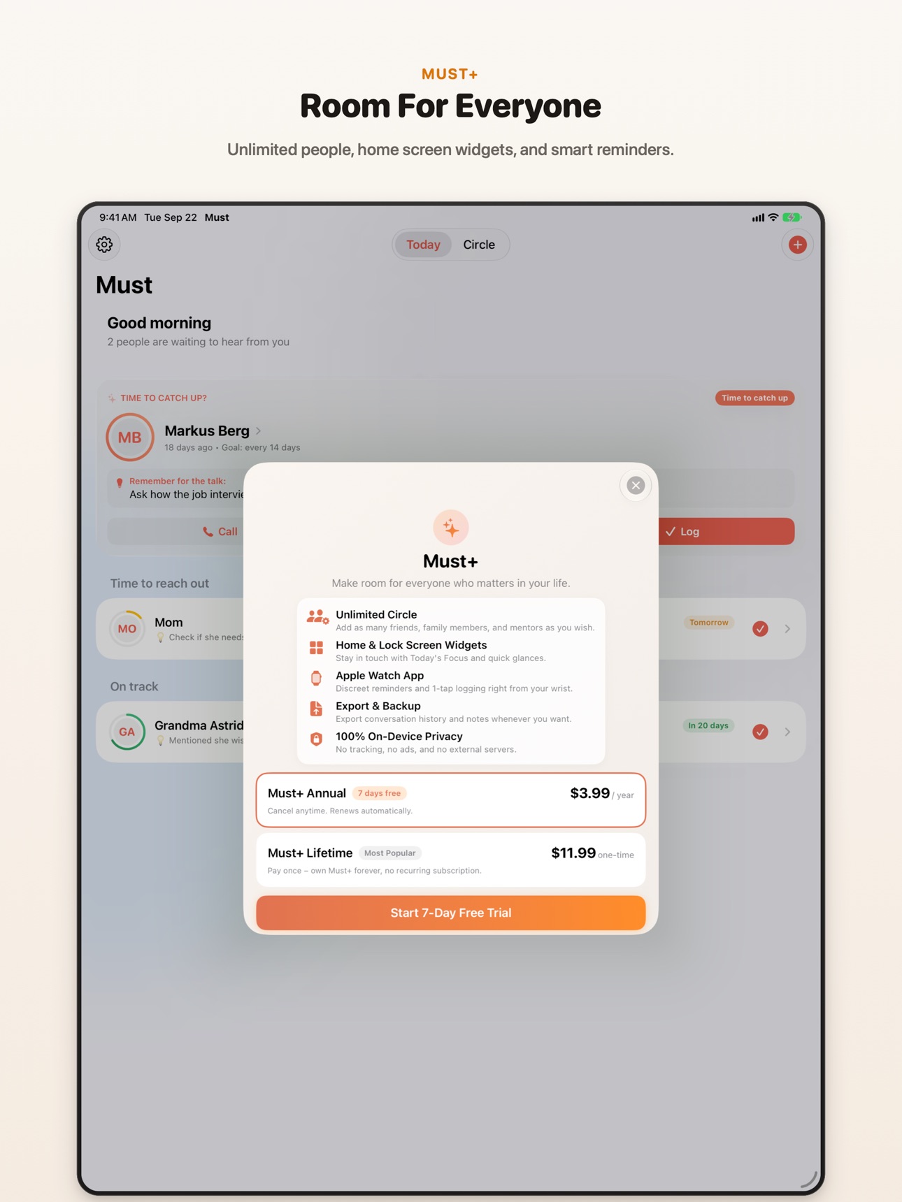 Screenshot 10 of Must – Keep in Touch