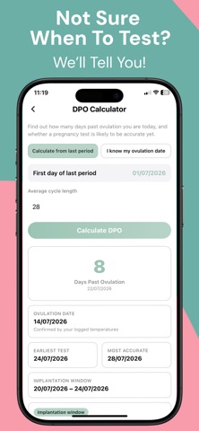 Pregnancy Test Checker: CLine iPhone screenshot