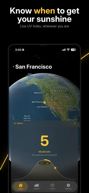 SunDaily: UV Index & Sun screenshot 1