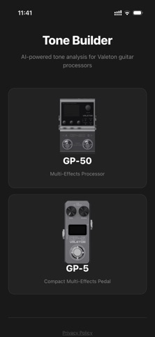 GP Tone Builder screenshot