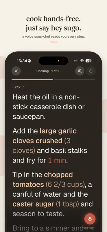 Sugo: Recipe Saver & Cookbook screenshot 5 of 9