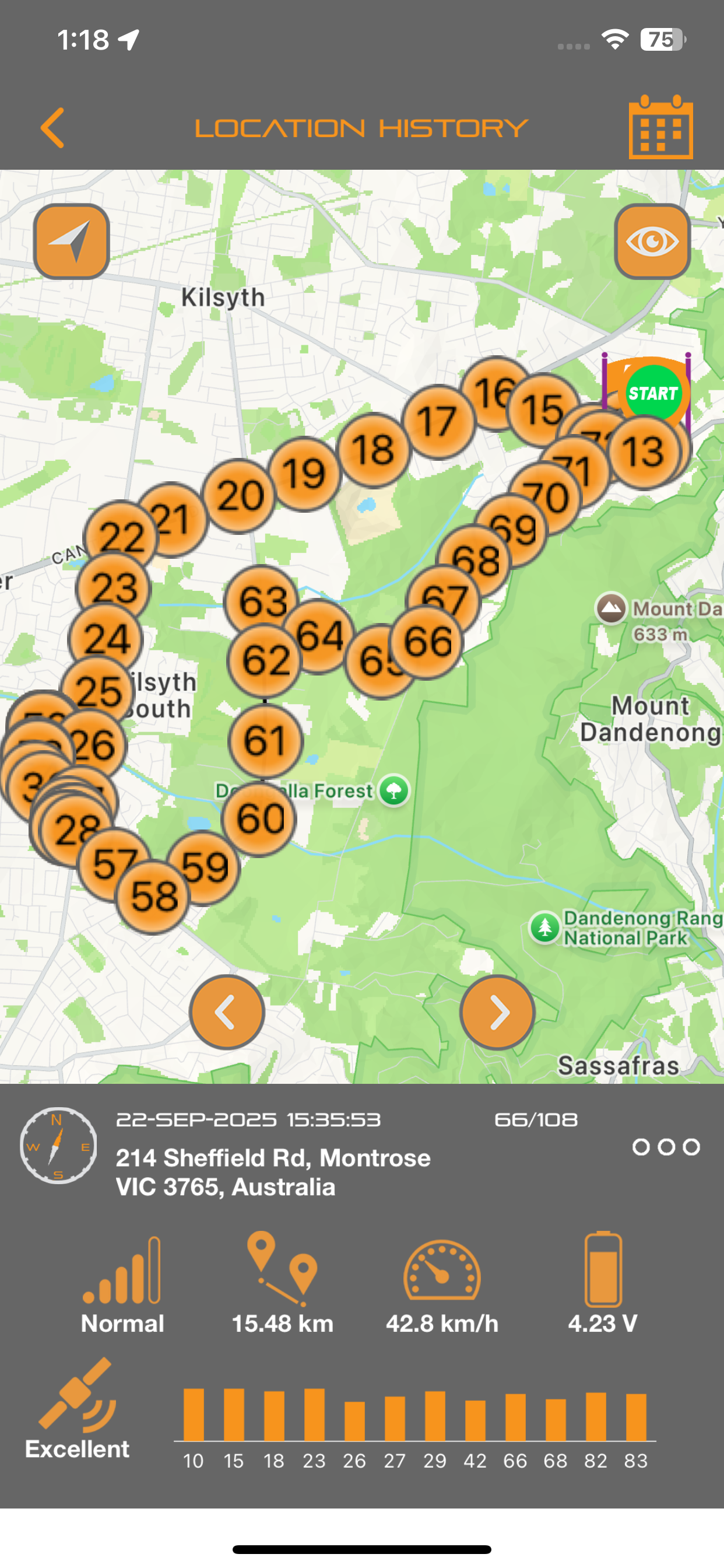 LiveTrack screenshot 3