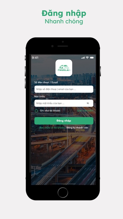 Thuelai - Tài Xế Lái Xe Hộ screenshot-8