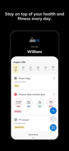 SigFit Training App Screenshot 2 of 6