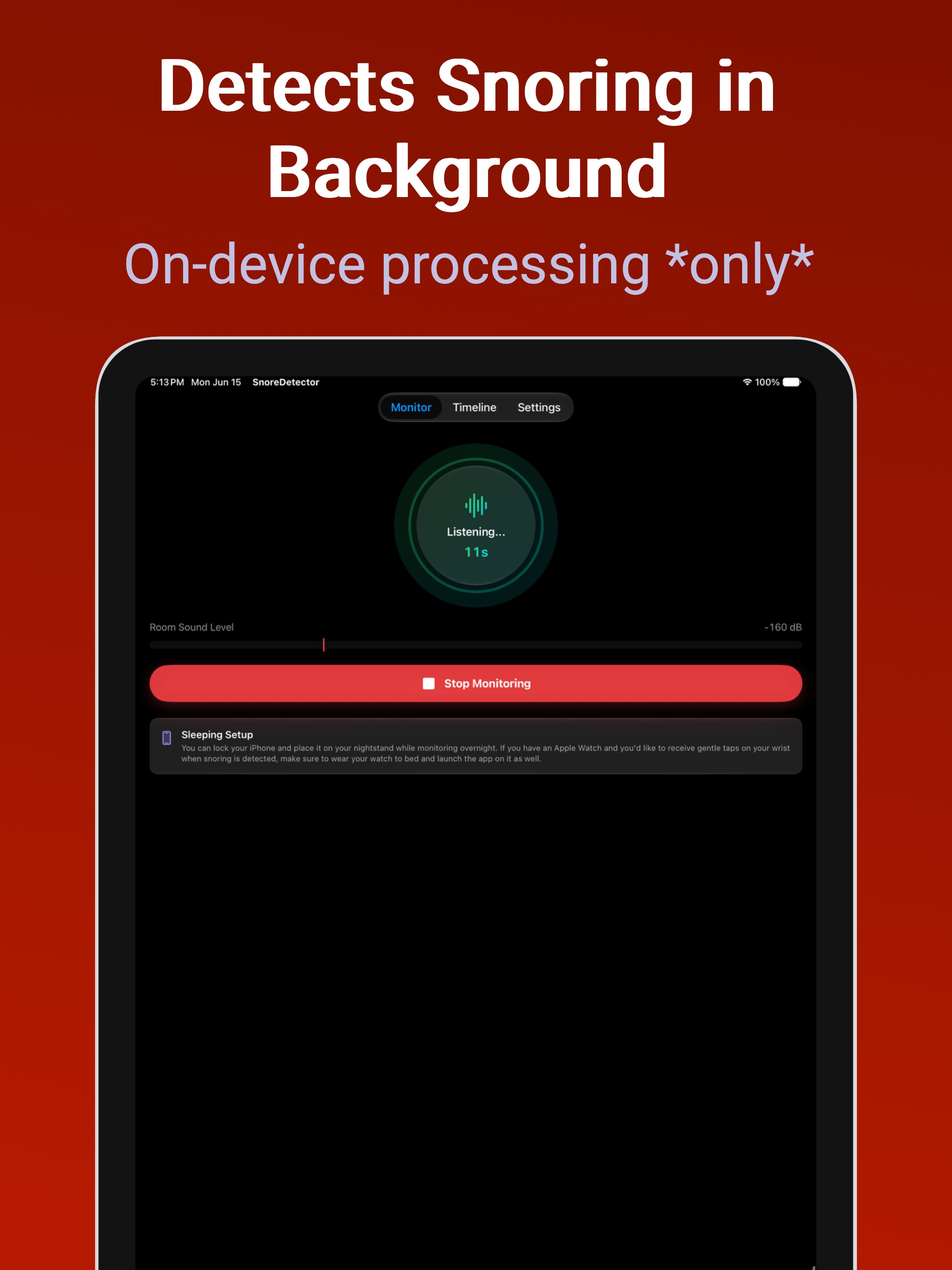 Snore Detector: Track & Nudge