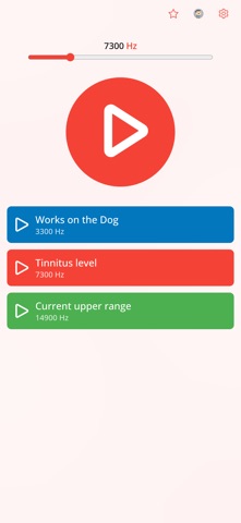 Tinnitus Frequency App Screenshot 1 of 5