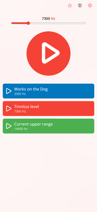Tinnitus Frequency App Screenshot 1 of 5