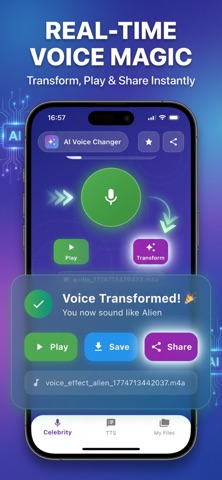 AI Voice Changer & Effects Screenshot 2 of 4