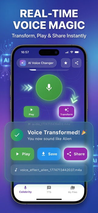 AI Voice Changer & Effects Screenshot 2 of 4