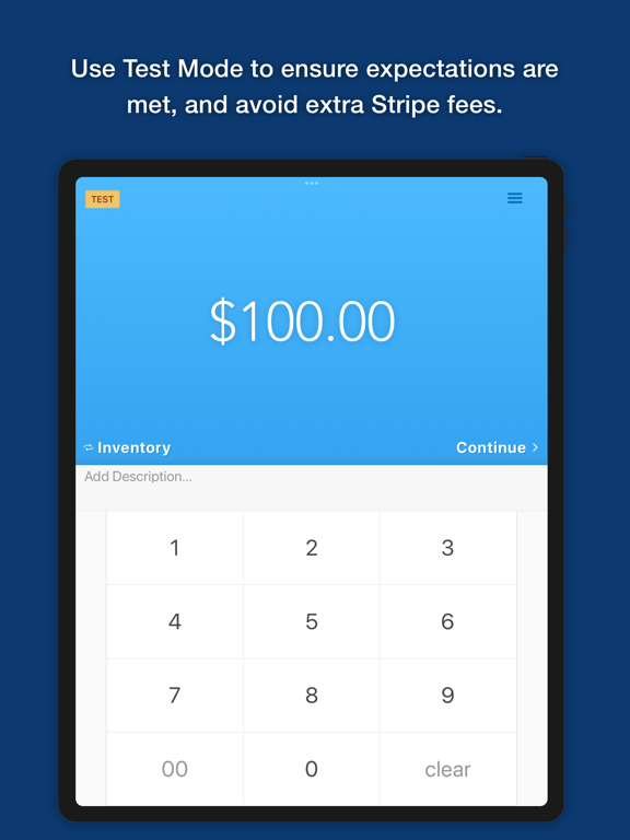 Collect for Stripe iPad screenshot 5 - Business app