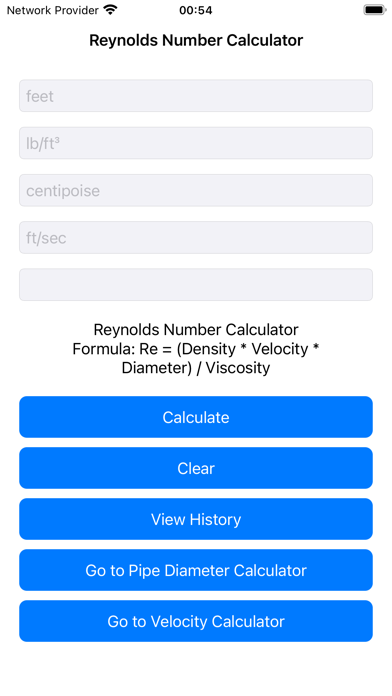 Screenshot #3 pour ReynoldsNumberHelper