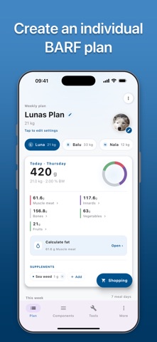 The BARF App: Raw Feeding Screenshot 1 of 6