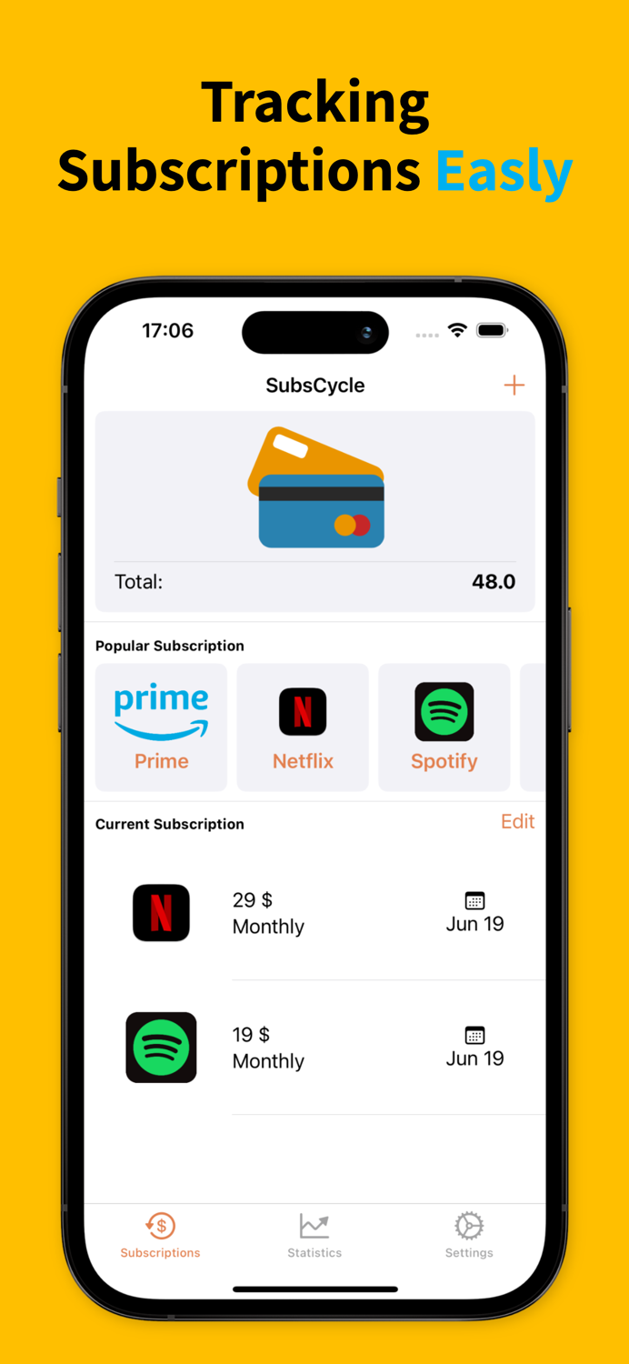 SubsCycle-Subscription Tracker