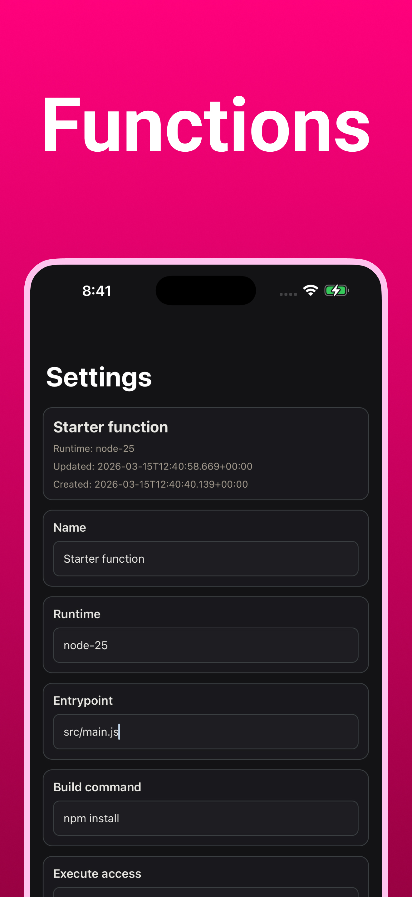 Appy for Appwrite