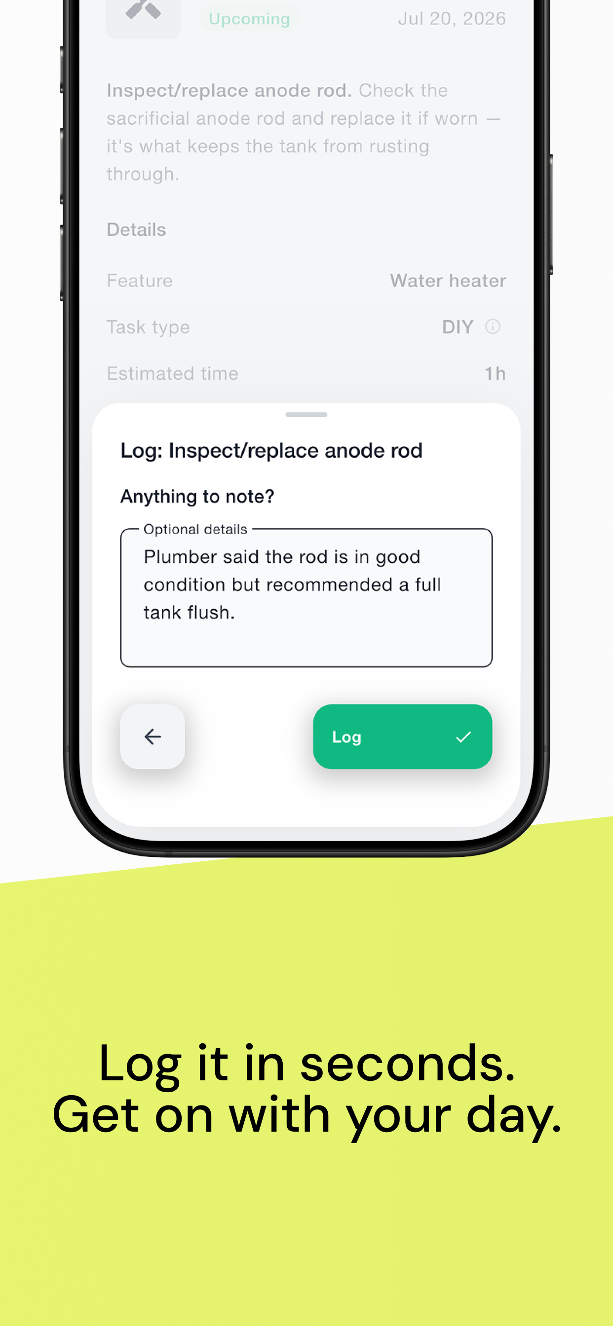 Home Upkeep Tracker - Logi screenshot 5