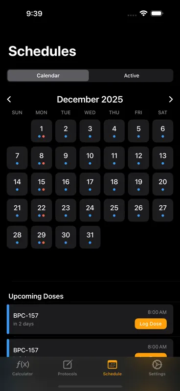 Peptide Tracker Calculator screenshot 4 of 5