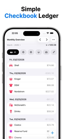 CashTrace: Checkbook Ledger Screenshot 1 of 6