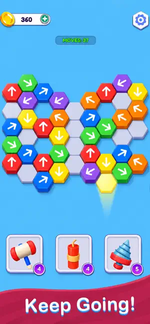Hexa Escape: Tap Color slide screenshot 4