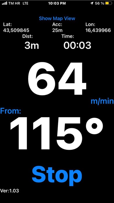 Sea Current Measure Tool Screenshot