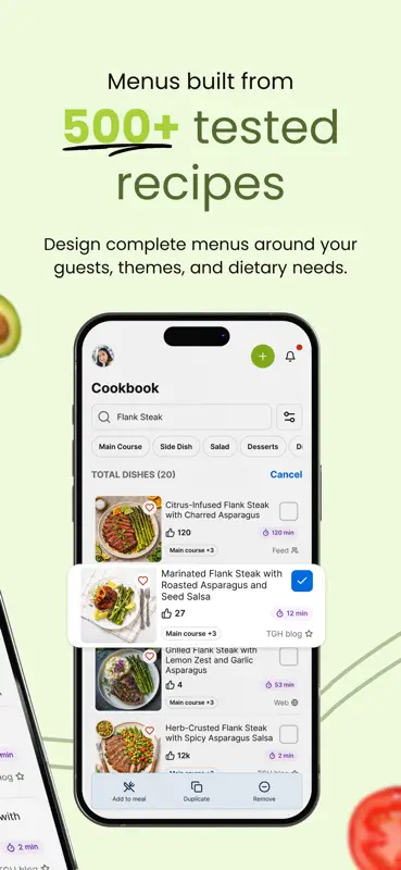 Gourmet Host: Recetas y Menús screenshot 2 of 7