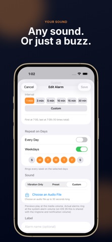 Infinite Alarm: Interval Timer Screenshot 4 of 5