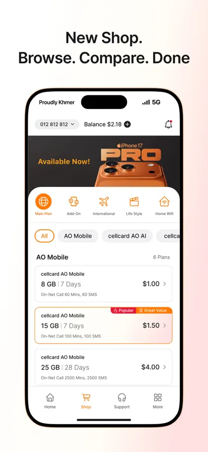Screenshot 3 di 6 di Cellcard
