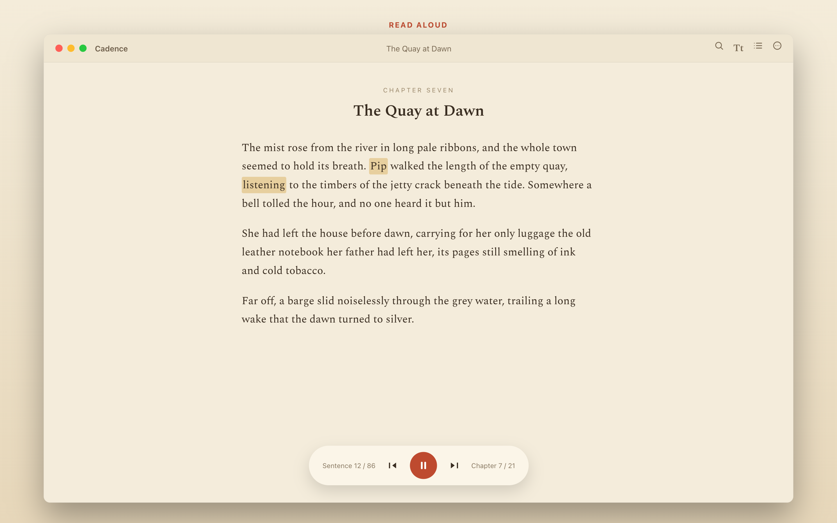Cadence: Read Aloud screenshot 13