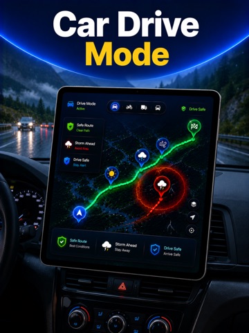 Drive Weather Sat Nav Maps iPad screenshot 2