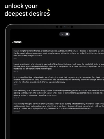 Dream Interpretation AI App ipad screenshot 4