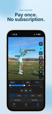 SwingDraw: Golf Swing Analyzer Screenshot 2 of 6