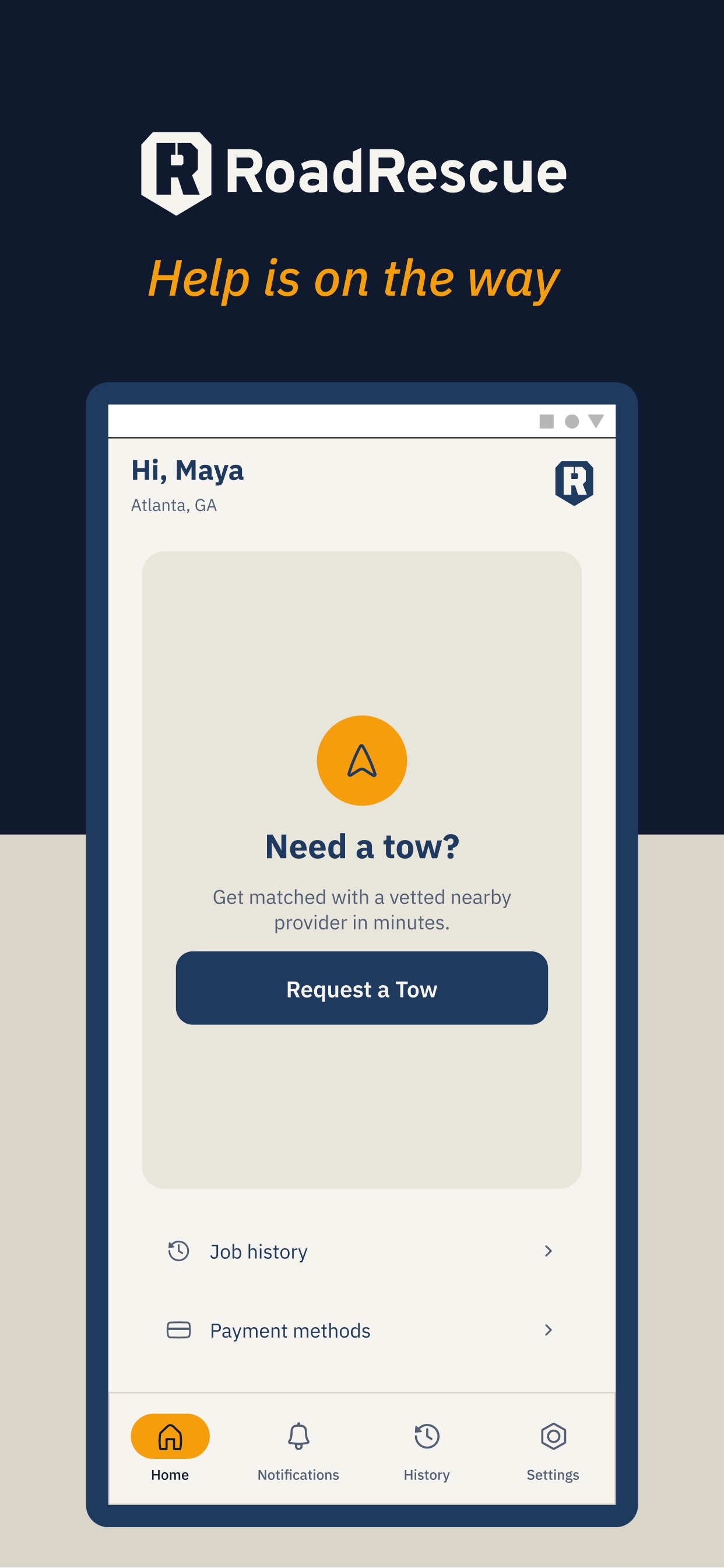 Screenshot 1 of RoadRescue - Roadside Help