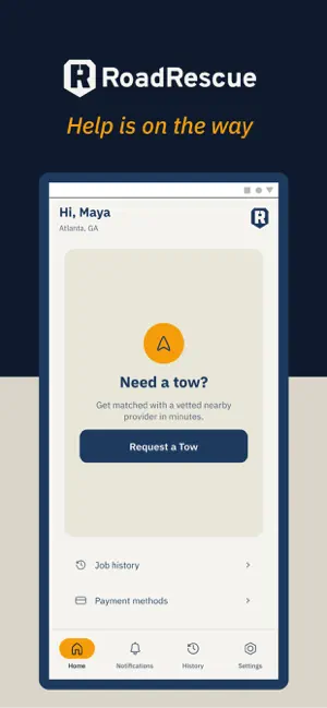 RoadRescue - Roadside Help screenshot 1