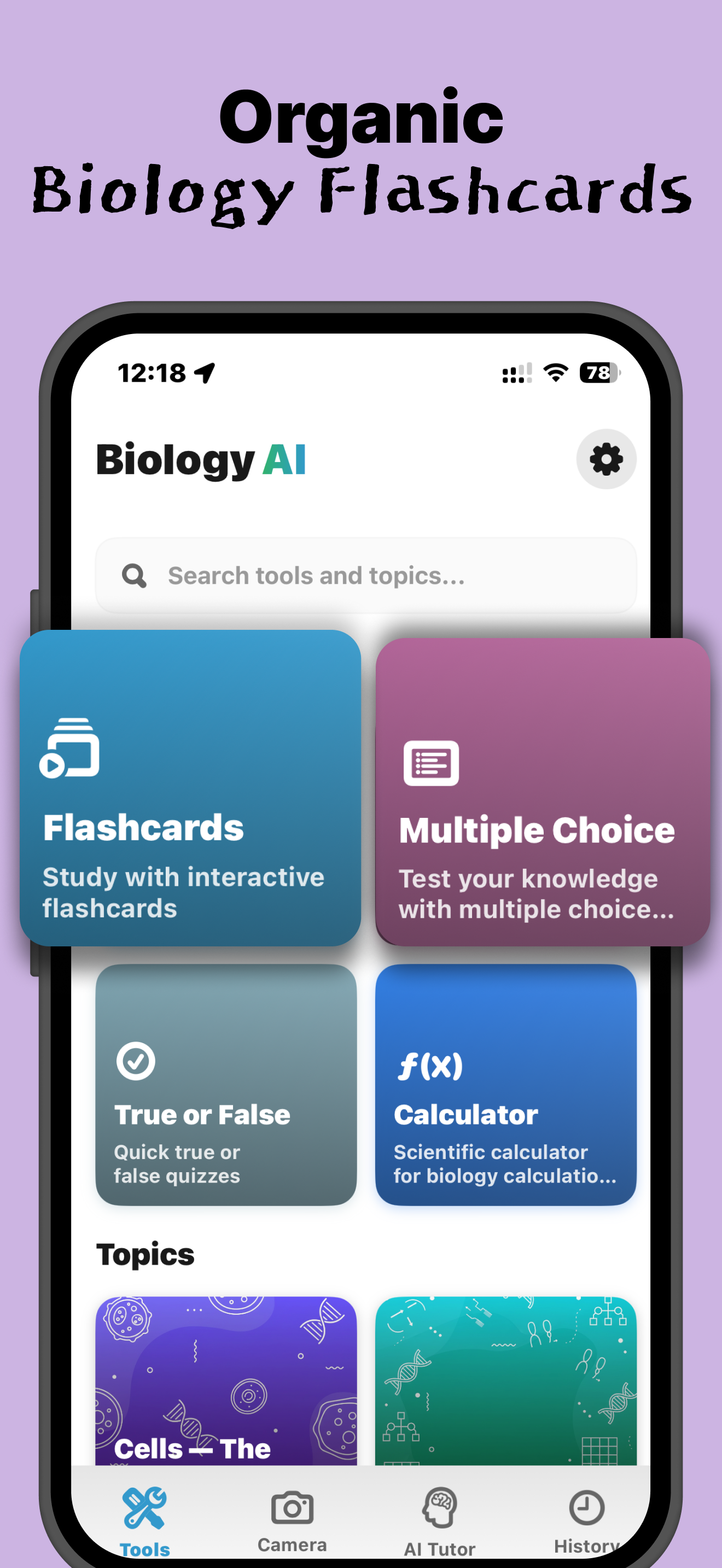 Biology AI: Homework Helper ®