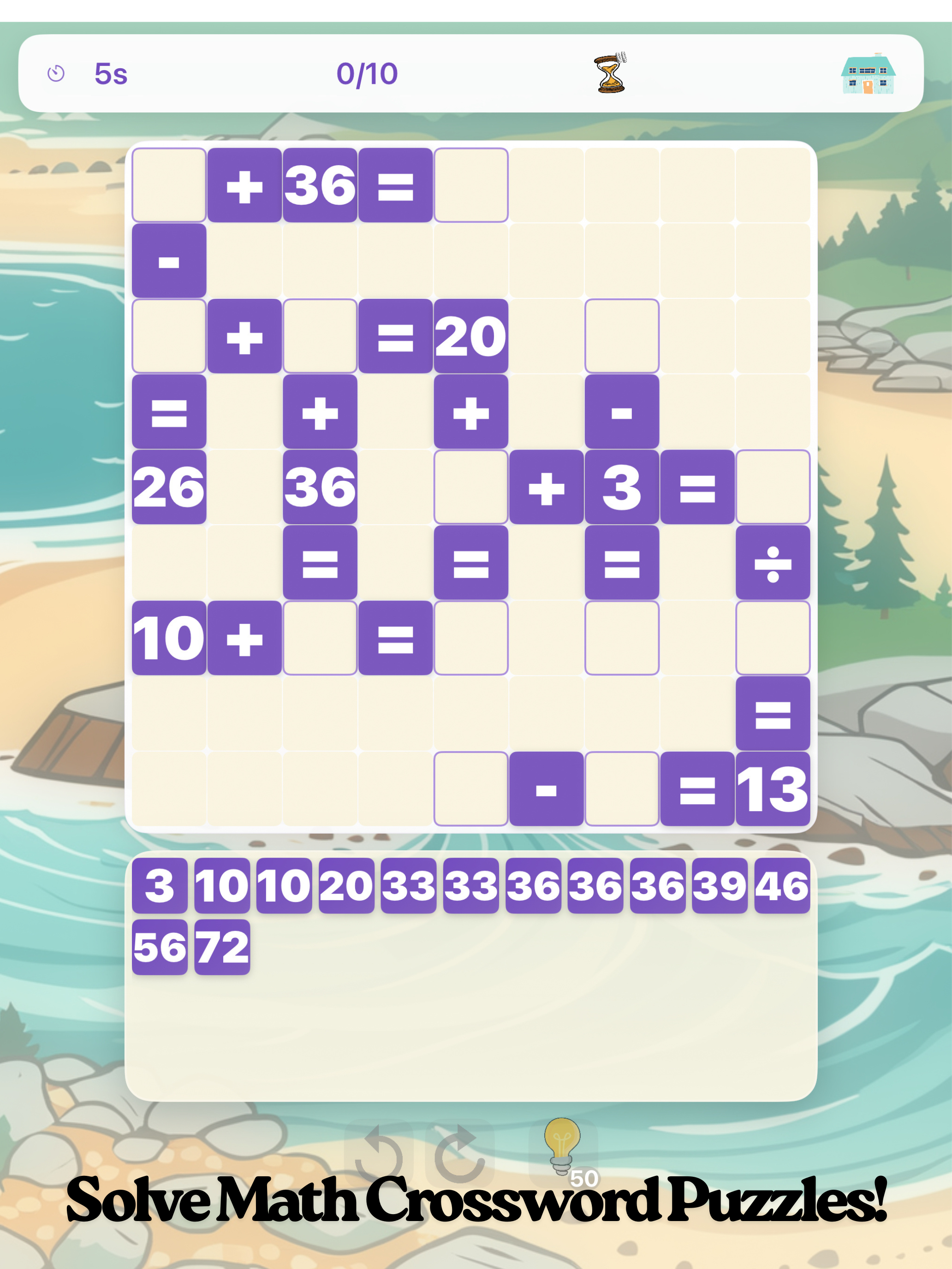 MathXTales - Math Crossword screenshot 10