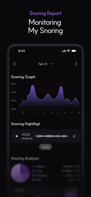 PASA - Sleep & snore tracker screenshot 2