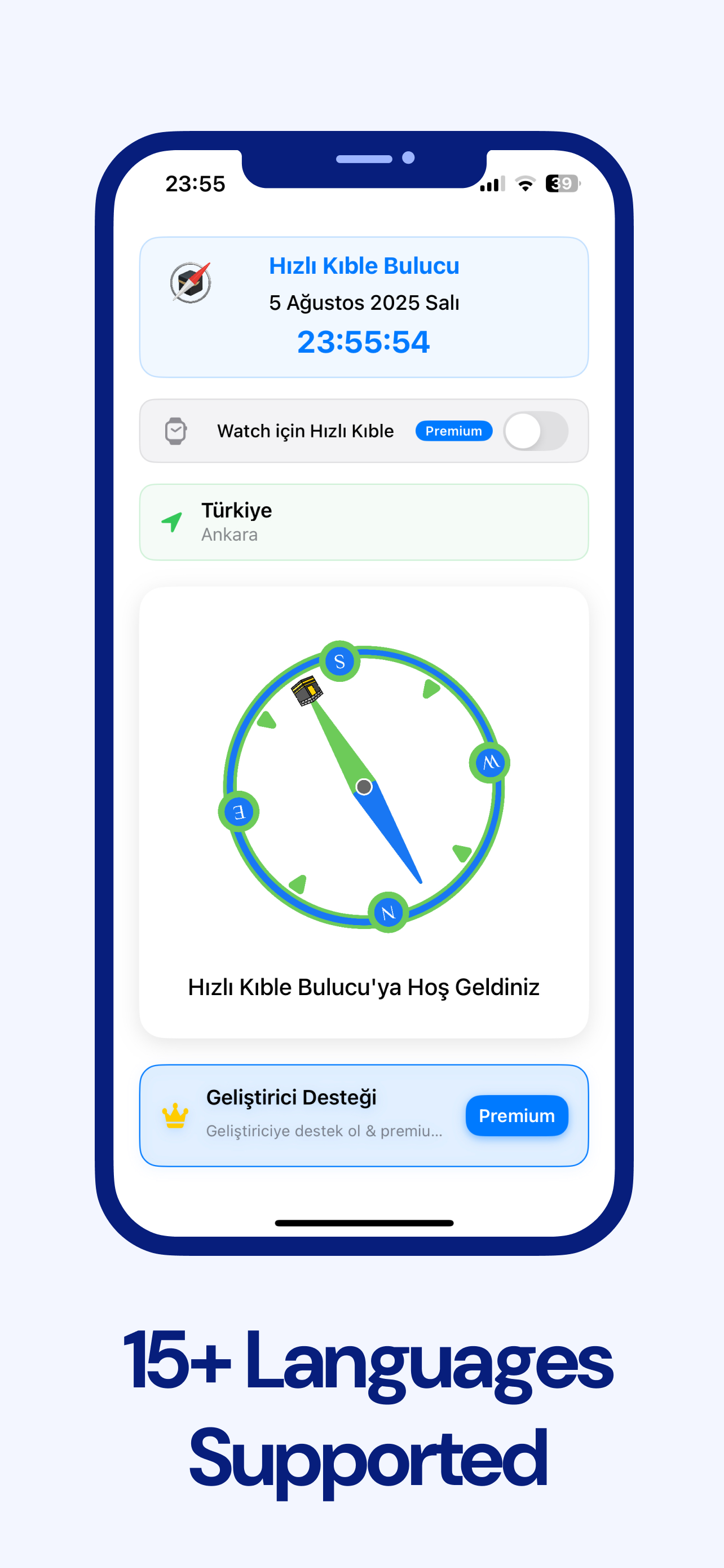 Fast Qibla Finder
