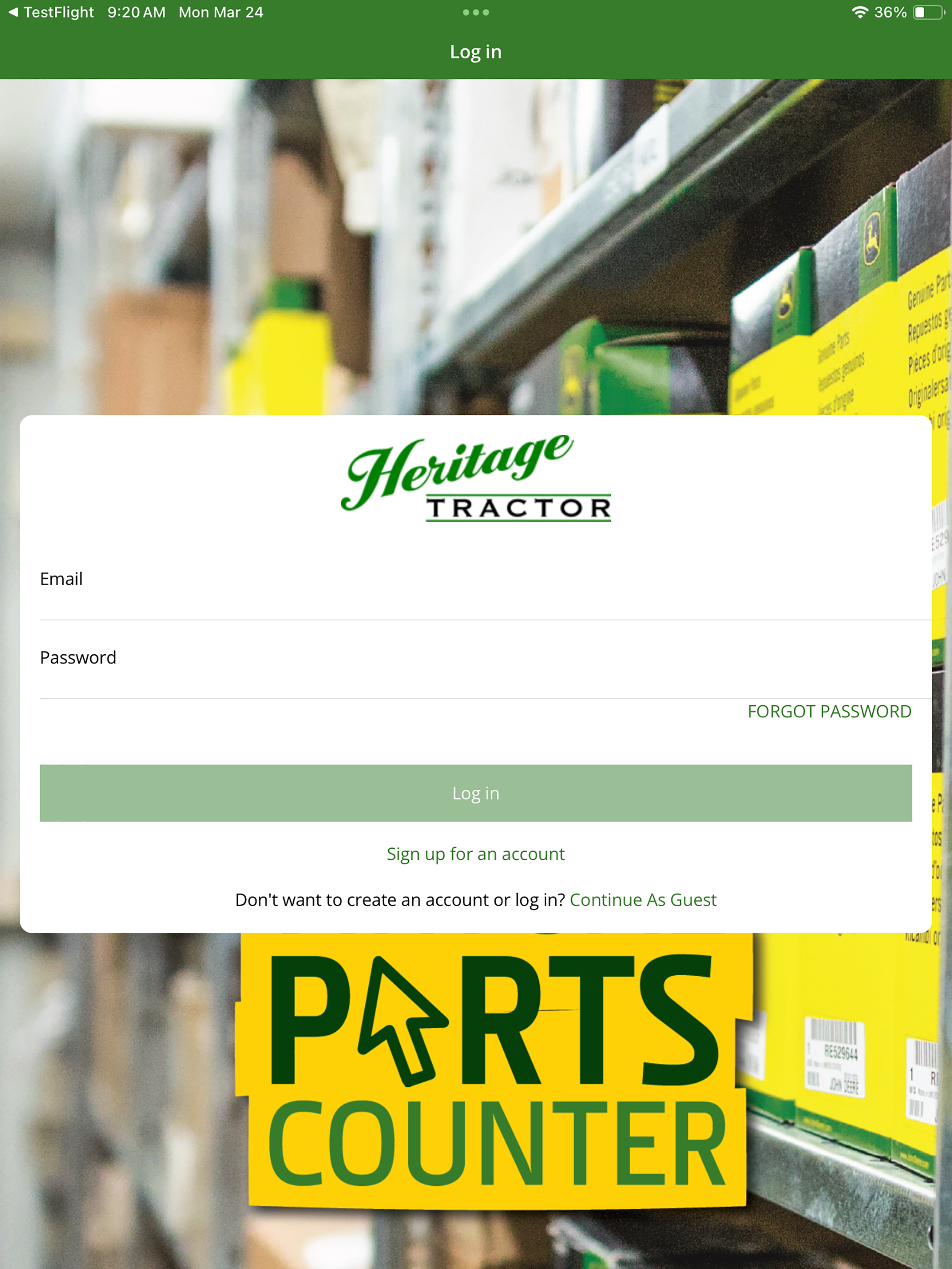 Heritage Virtual Parts Counter