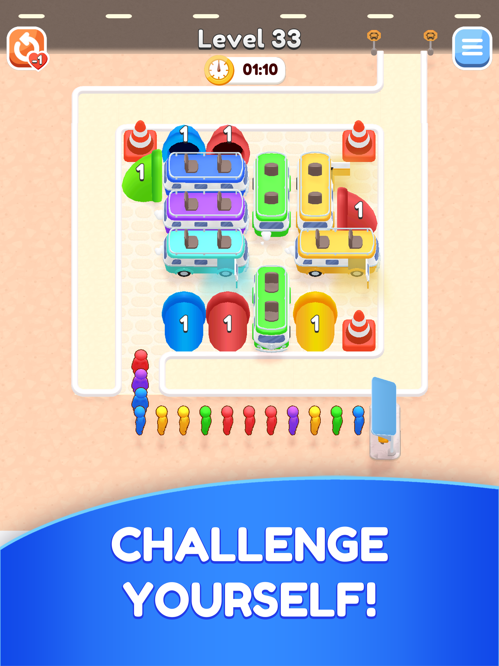 Bus Puzzle: Parking Jam screenshot 8