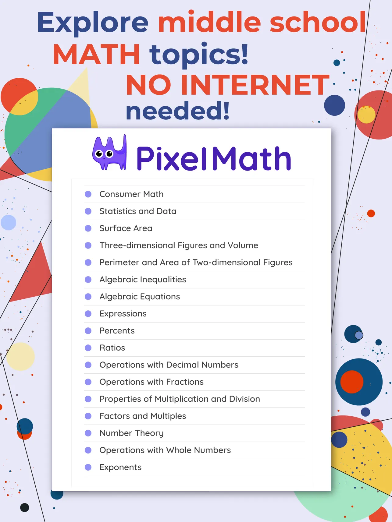 Screenshot #4 pour PixelMath: Middle School